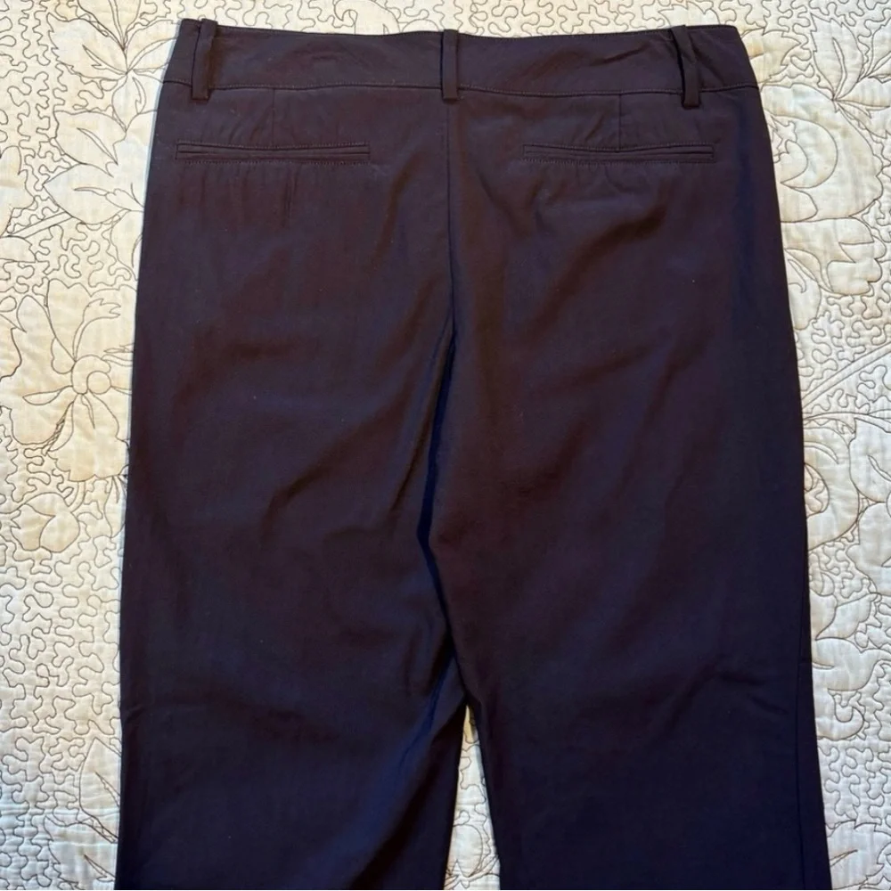 Helmut Lang Wool Blend Ankle Crop Pants Tailored Trousers Front Crease Seam~ 4🧡